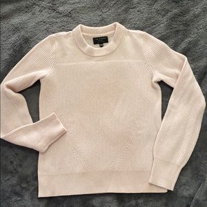 Rag and Bone 100% cashmere thick ribbed sweater